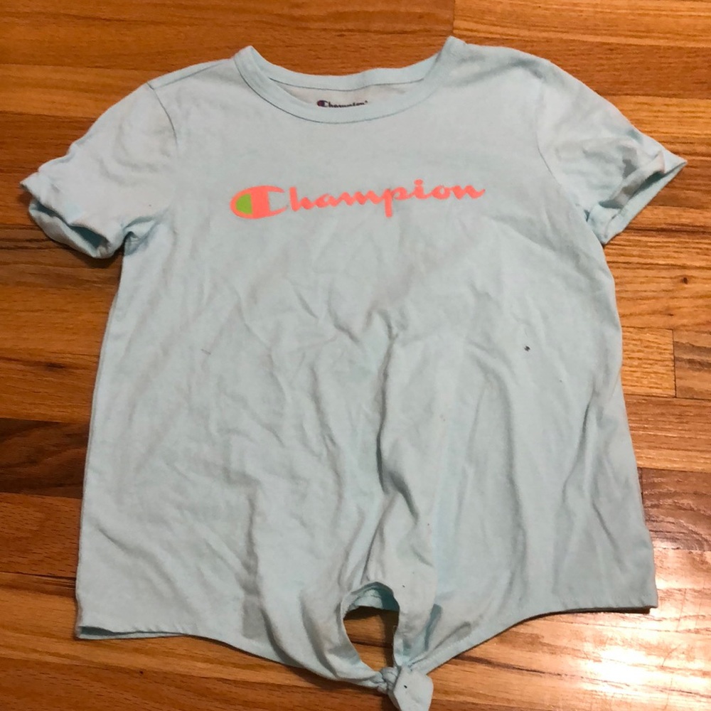 Teal/Blue Short Sleeve Champion Shirt